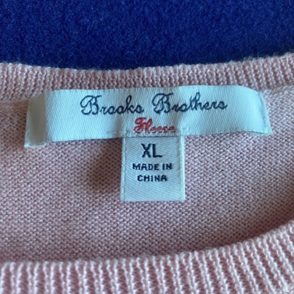 Brooks Brothers Fleece Short Sleeve Colorblock Dress Girls Size XL - Picture 2 of 3